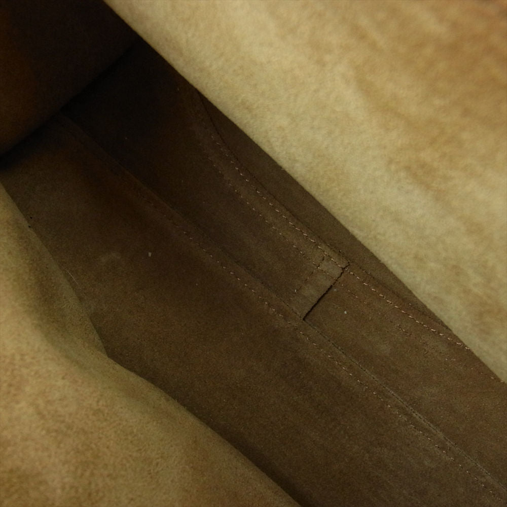 LOEWE ロエベ 2WAY ゲート トップハンドル スモール レザー ショルダーバッグ ブラウン系【美品】【中古】