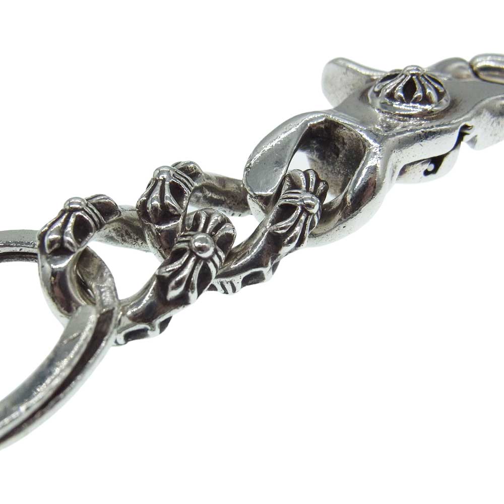 CHROME HEARTS クロムハーツ（原本有） CLP CHN XFANCY-S ショートエクストラ ファンシーリンク シルバー キーチェーン シルバー シルバー系【中古】