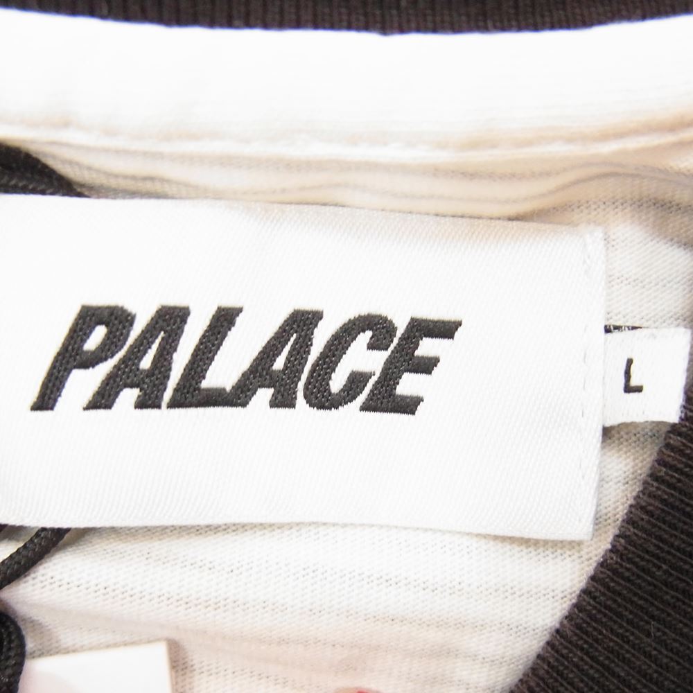 パレス P16ES061 3D Stripe T-Shirt ストライプ ボーダー 半袖 Tシャツ ブラック系 L【美品】【中古】