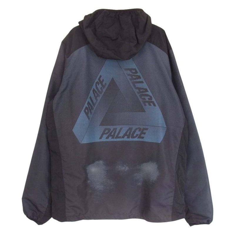 パレス P16SS029 D. Fade Shell Top ロゴ フーディ シェル ナイロン ジャケット ブラック系 L【中古】