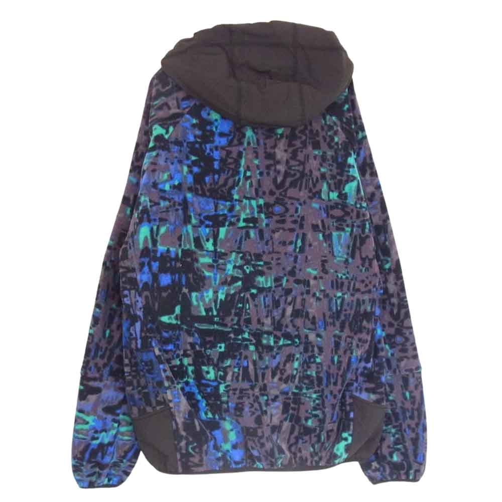 パレス P15PTF007 TREKNO FLEECE INTER GREEN ロゴ フーディ フリース ジャケット ブラック系 L【中古】