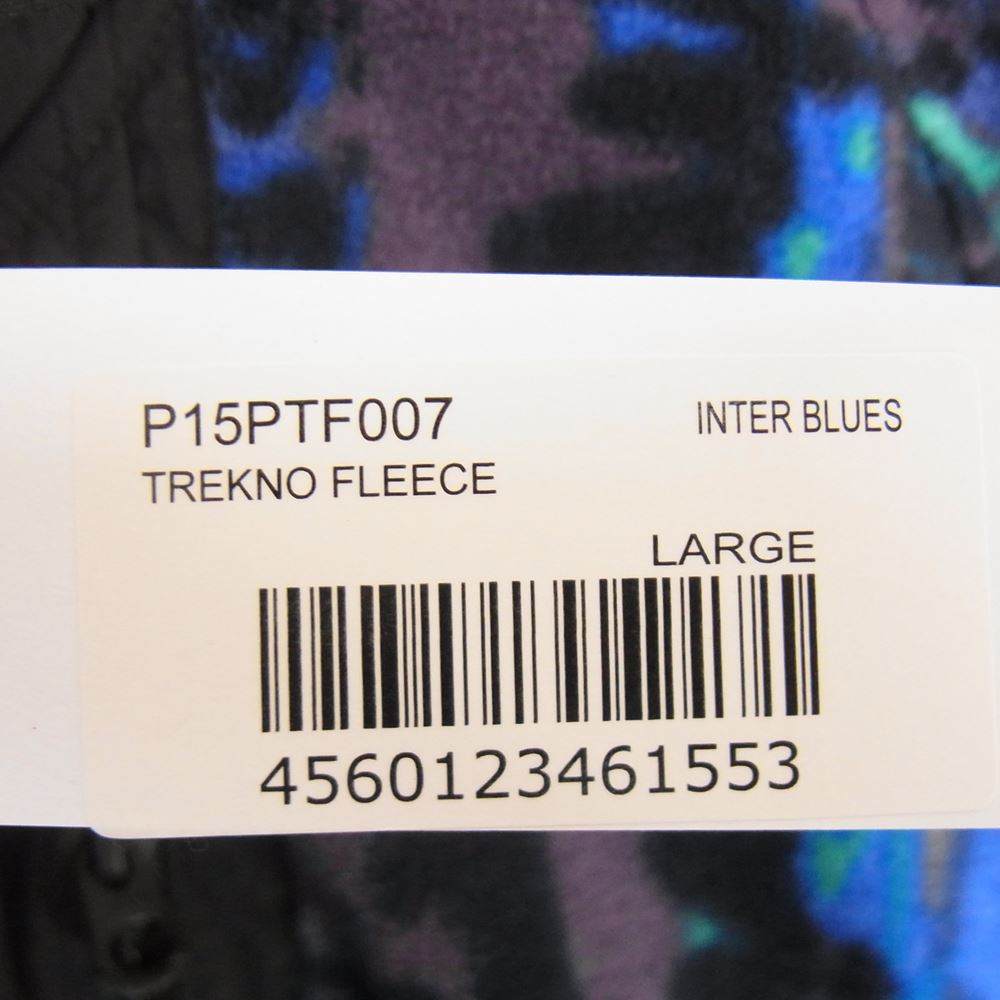パレス P15PTF007 TREKNO FLEECE INTER GREEN ロゴ フーディ フリース ジャケット ブラック系 L【中古】