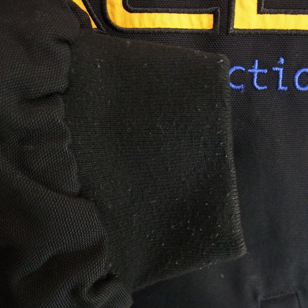 パレス P19JK049 ONE 2 ONE REVERSIBLE JACKET リバーシブル ワッペン ロゴ 刺繍 フーディ ジャケット ブラック系 L【中古】