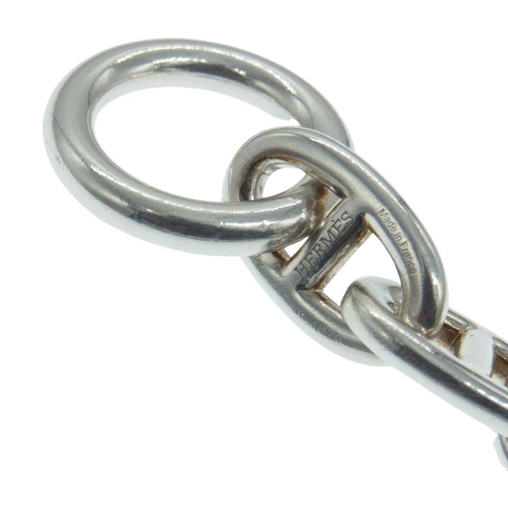 HERMES エルメス Chaine Dancre シェーヌダンクル TGM 11コマ チェーン ブレスレット シルバー系【中古】