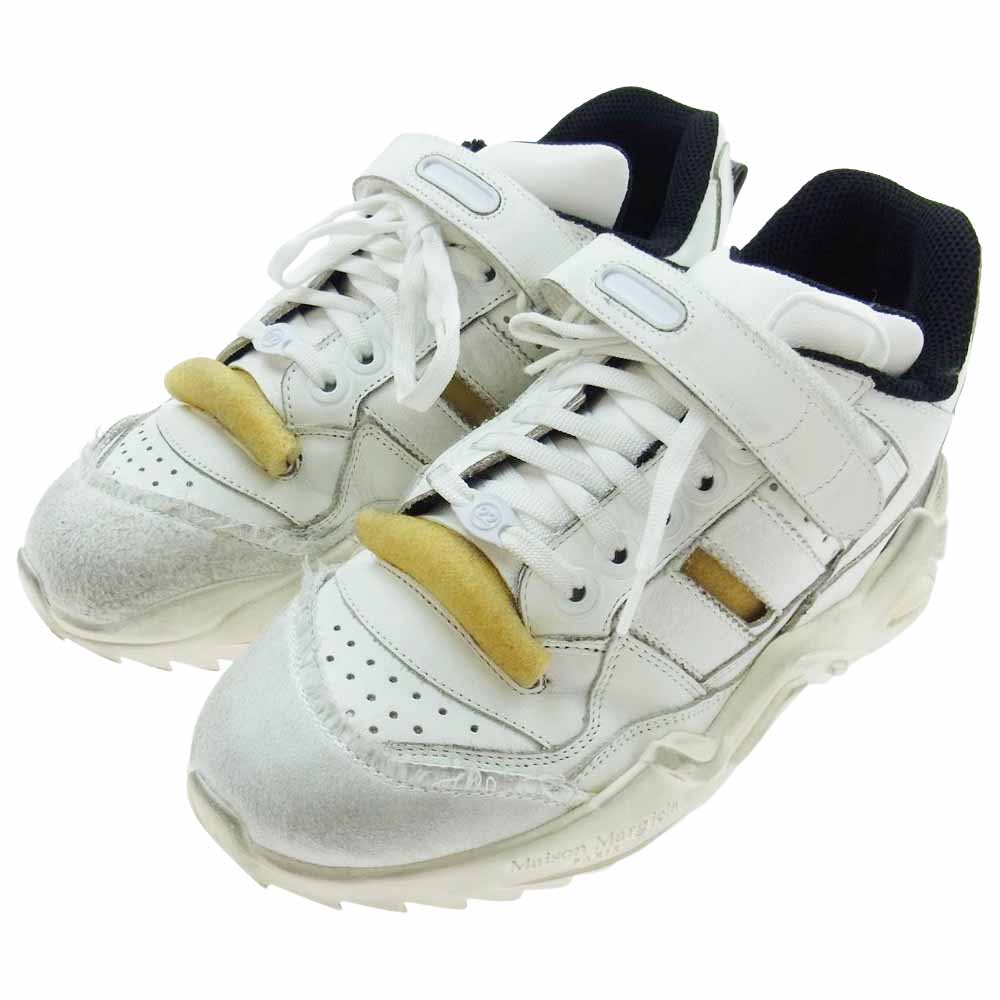 MAISON MARGIELA メゾンマルジェラ 19AW 22ライン Retro Fit レトロ フィット シャークソール スニーカー ホワイト系 40【中古】