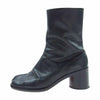 MAISON MARGIELA メゾンマルジェラ 22ライン TABI 足袋 タビ レザー ヒール ブーツ ブラック系 39【中古】