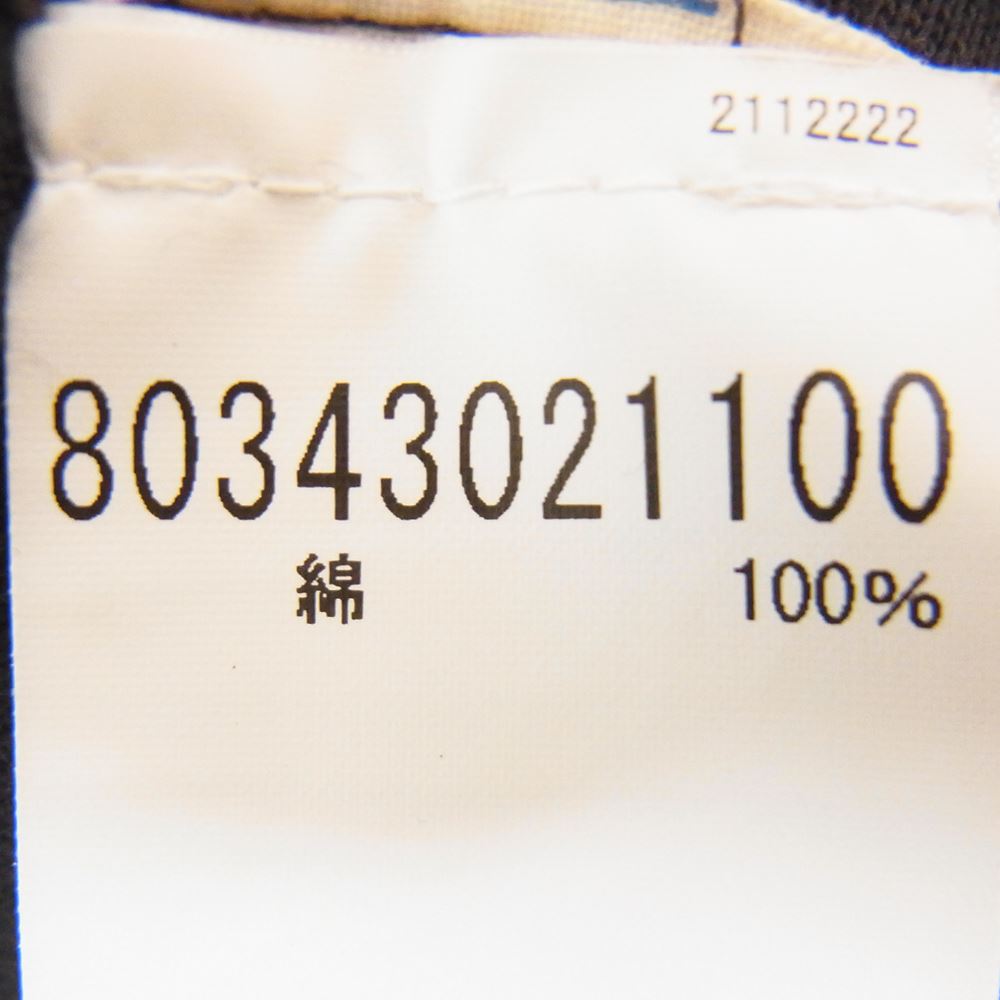 メルツベーシュヴァーネン ドイツ製 コットン 丸胴 クルーネック 半袖 カットソー ブラック ブラック系 6【中古】