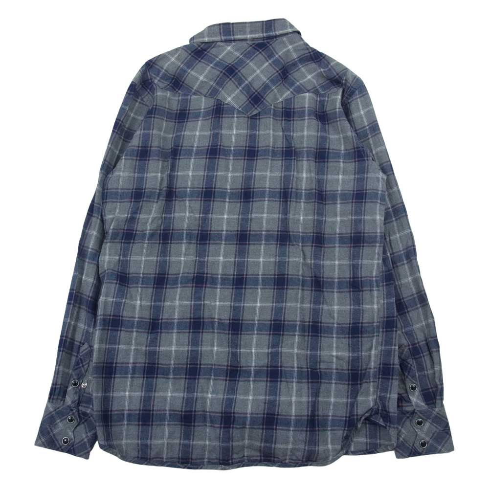 NEIGHBORHOOD ネイバーフッド 12SS 12SPNH-SHM01S DEAD WOOD.CHECK/C-SHIRT.LS フランネル ウェスタン 長袖 シャツ グレー系 L【中古】
