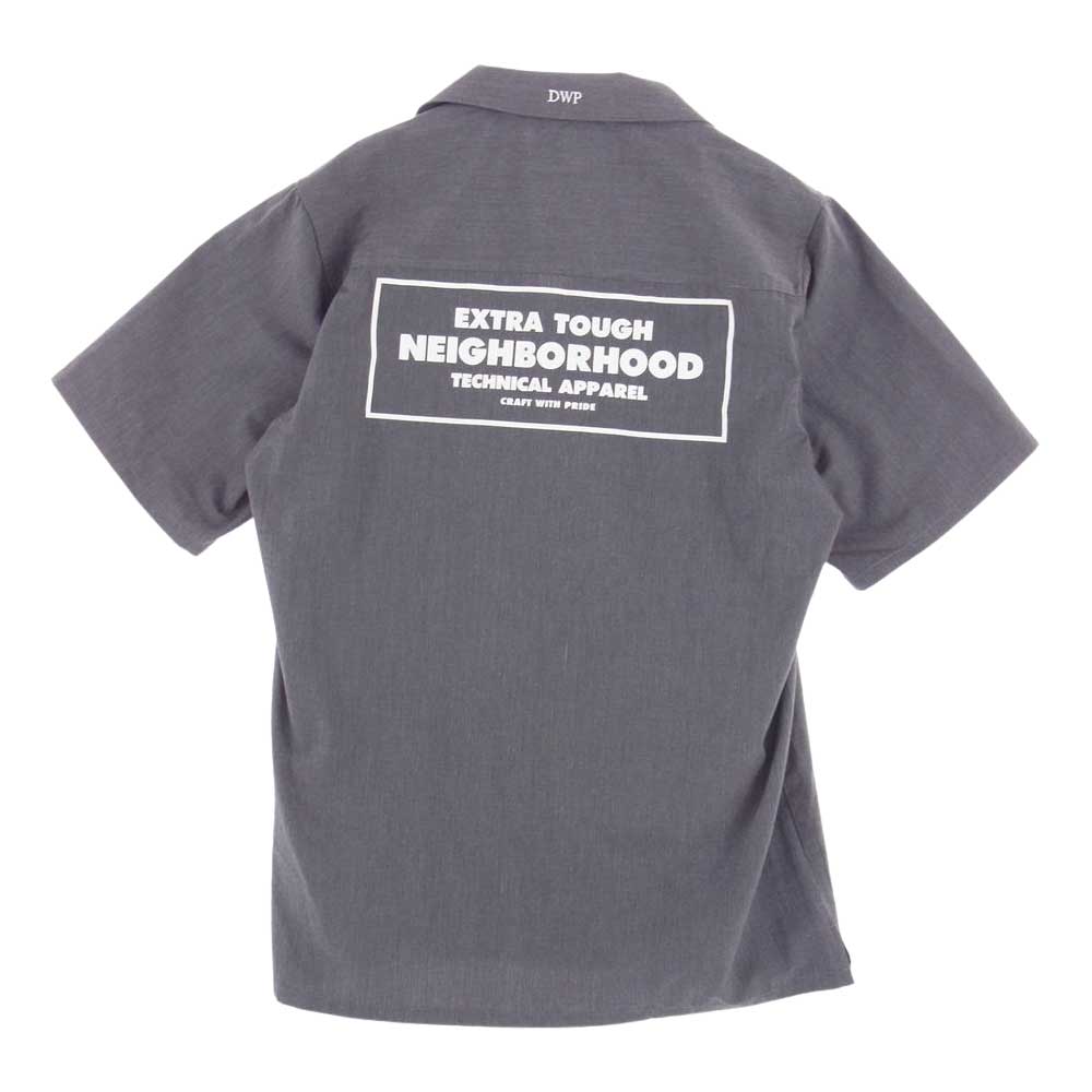 NEIGHBORHOOD ネイバーフッド 14SS 141TSNH-SHM04 CLASSIC WORK EC-SHIRT.SS 半袖 ワーク シャツ グレー系 L【中古】