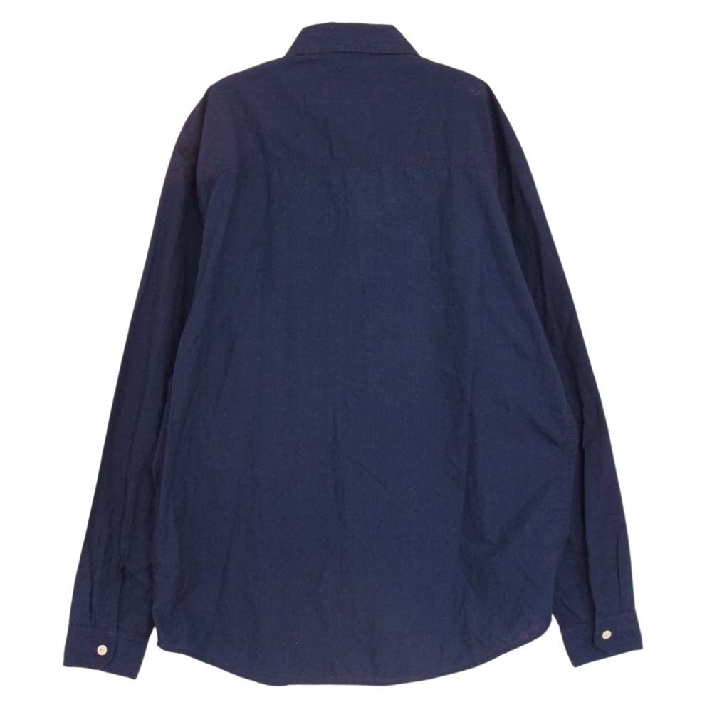 A.P.C. アーペーセー × Carhartt カーハート WIP L/S Sailor Shirt 長袖 シャツ ネイビー系 L【中古】