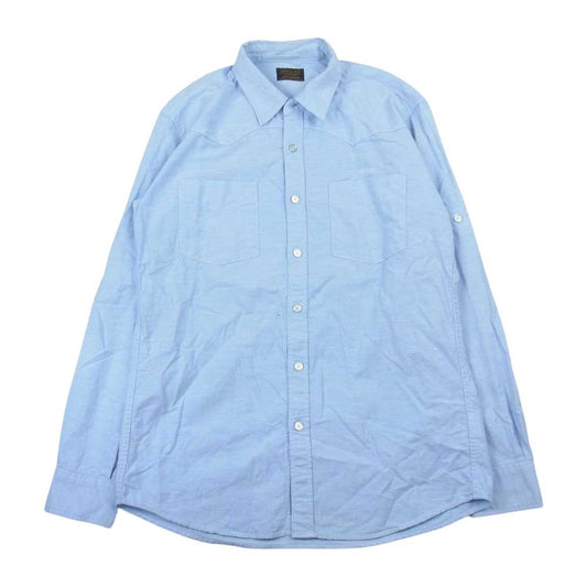 NEIGHBORHOOD ネイバーフッド 14SS  141SPNH-SHM04 HIGHLINER.OX/C-SHIRT.LS オックス フォード 長袖 シャツ ブルー系 L【中古】
