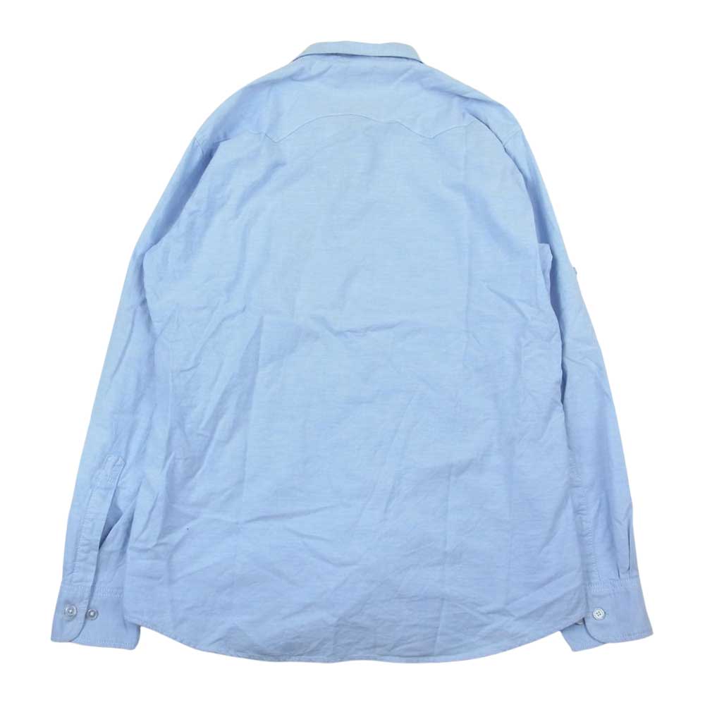 NEIGHBORHOOD ネイバーフッド 14SS  141SPNH-SHM04 HIGHLINER.OX/C-SHIRT.LS オックス フォード 長袖 シャツ ブルー系 L【中古】