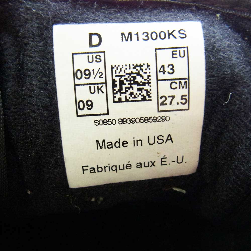 NEW BALANCE ニューバランス M1300KS  USA製 CLASSIC  クラシック ローカット スニーカー グレー系 27.5cm【中古】