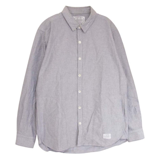 NEIGHBORHOOD ネイバーフッド 15AW  	152TSNH-SHM02  CLASSIC OX / C-SHIRT LS オックスフォード BD 長袖 シャツ ブルー系 L【中古】