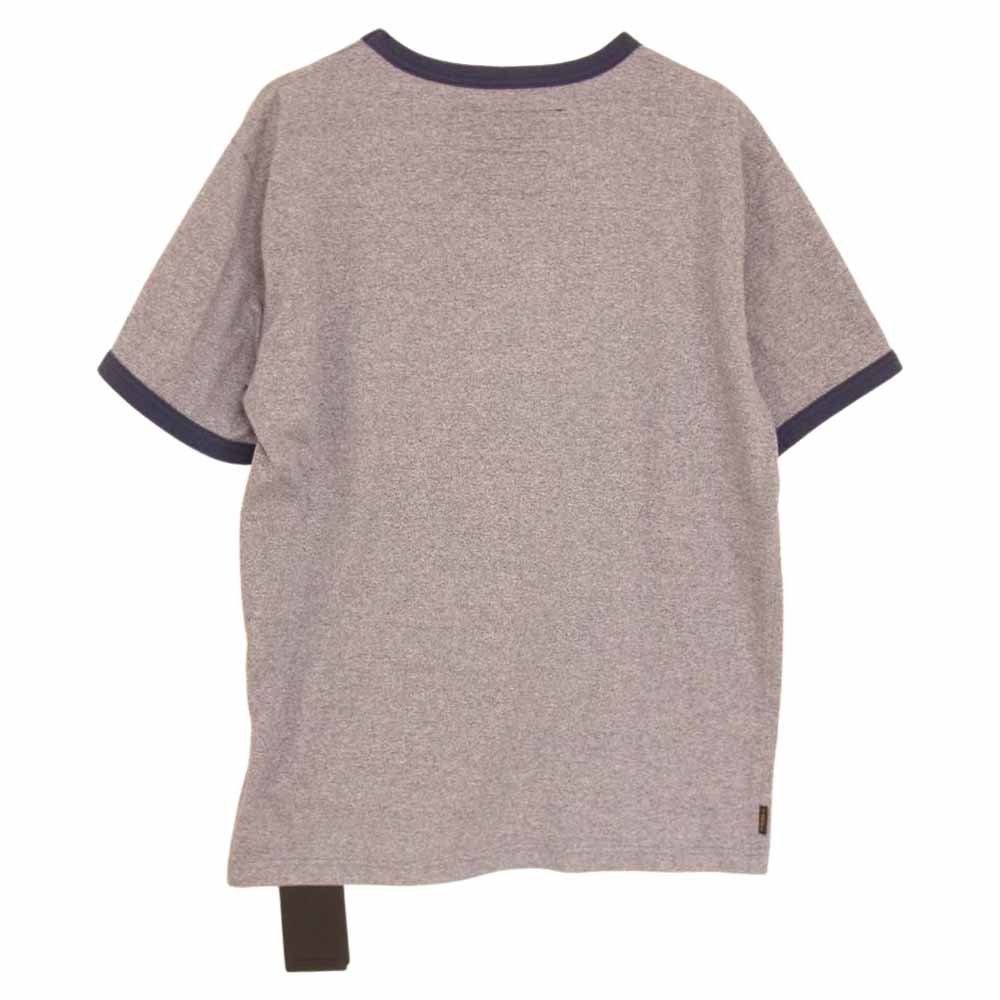 NEIGHBORHOOD ネイバーフッド 18SS  181ATNH-CSM06 TOP RINGER / CE-CREW リンガーネック 半袖 TEE Tシャツ ブルー系 L【中古】