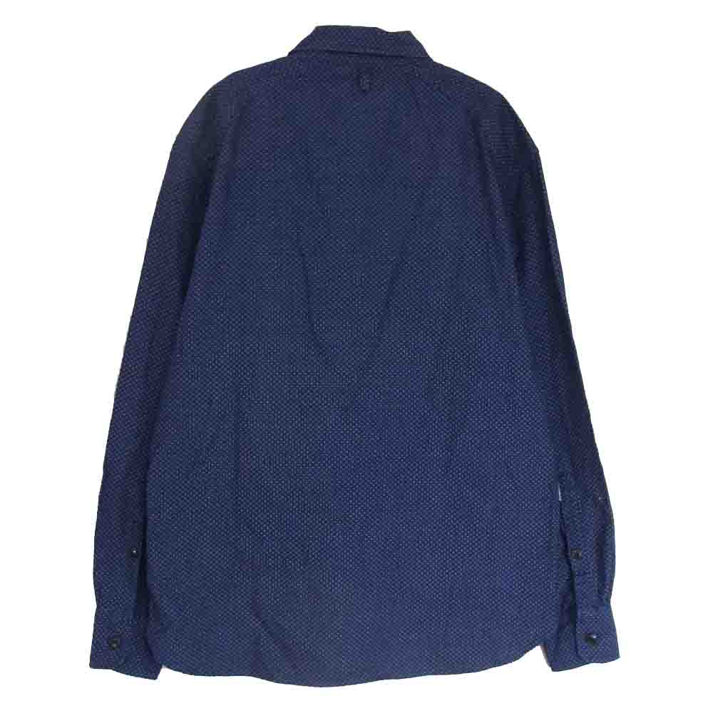 NEIGHBORHOOD ネイバーフッド 13AW 132AQNH-SHM07 DOT PULLOVER／C-SHIRT．LS ドット プルオーバー 長袖 シャツ ブルー系 M【中古】