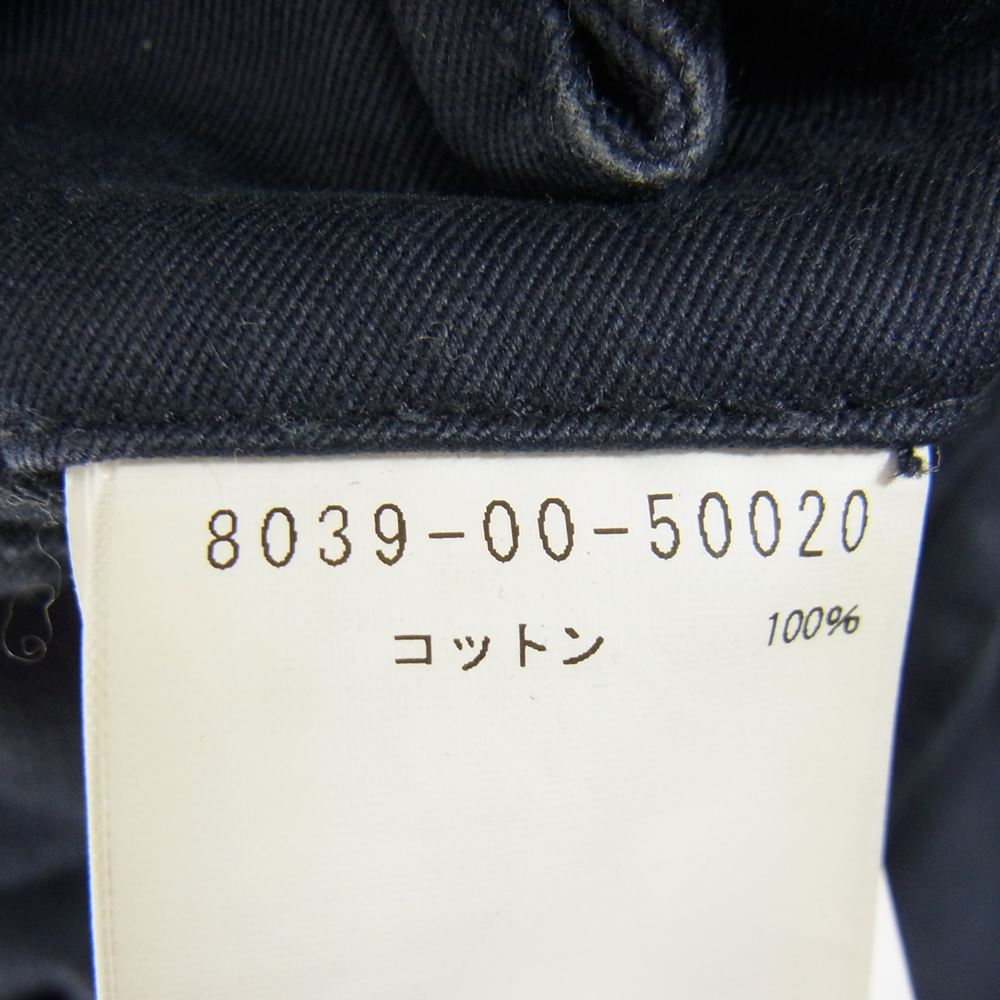 Nigel Cabourn ナイジェルケーボン 8039-00-50020 BASIC CHINO WEST POINT コットン チノ パンツ ワイド ネイビー ダークネイビー系 32【中古】