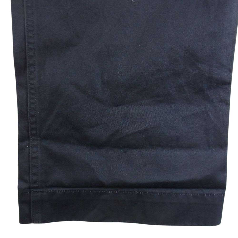 Nigel Cabourn ナイジェルケーボン 8039-00-50020 BASIC CHINO WEST POINT コットン チノ パンツ ワイド ネイビー ダークネイビー系 32【中古】