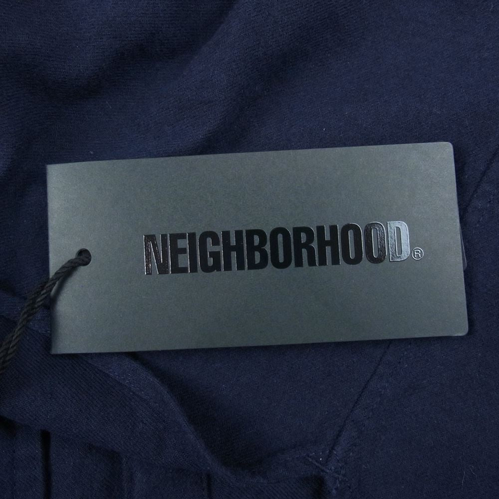 NEIGHBORHOOD ネイバーフッド 19AW 192BENH-SHM02 DESIGN-2/C-SHIRT LS 長袖 シャツ  ネイビー系 インディゴブルー系 L【中古】