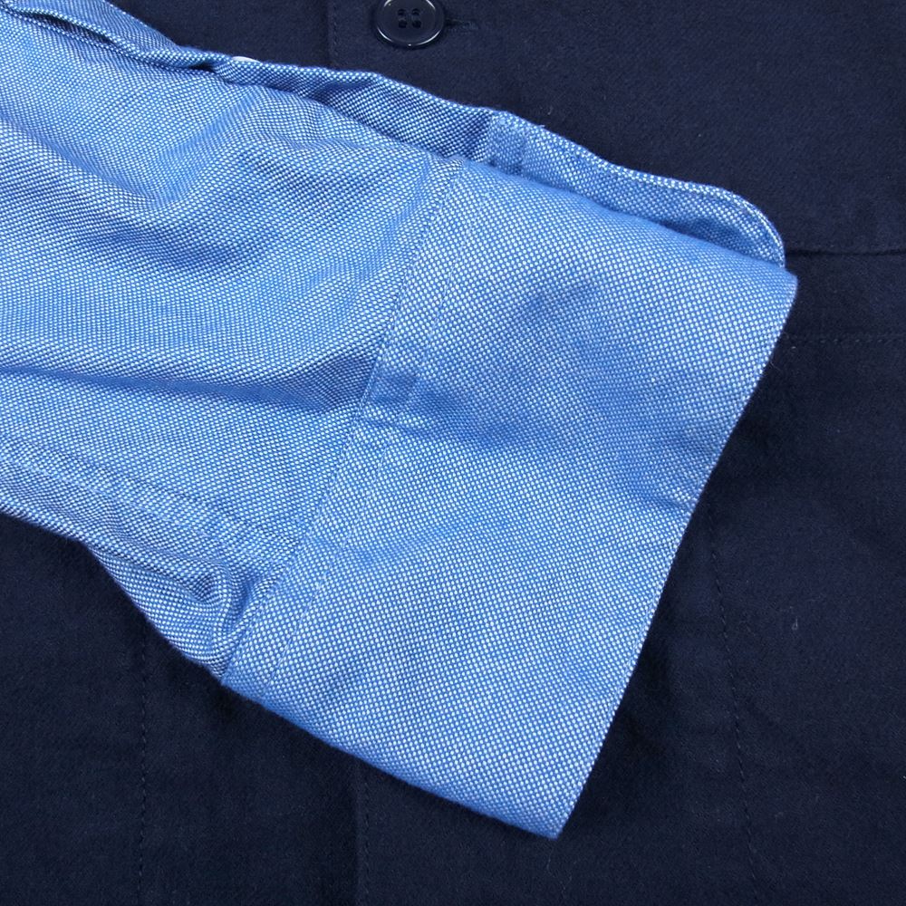 NEIGHBORHOOD ネイバーフッド 19AW 192BENH-SHM02 DESIGN-2/C-SHIRT LS 長袖 シャツ  ネイビー系 インディゴブルー系 L【中古】