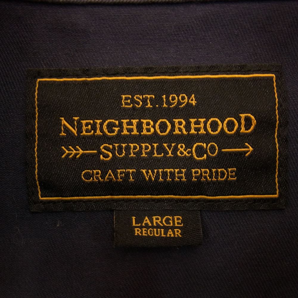 NEIGHBORHOOD ネイバーフッド 15SS  151ARNH-JKM01 KENDALL WORK/C-JKT コットン ワーク ジャケット ダークネイビー系 L【中古】