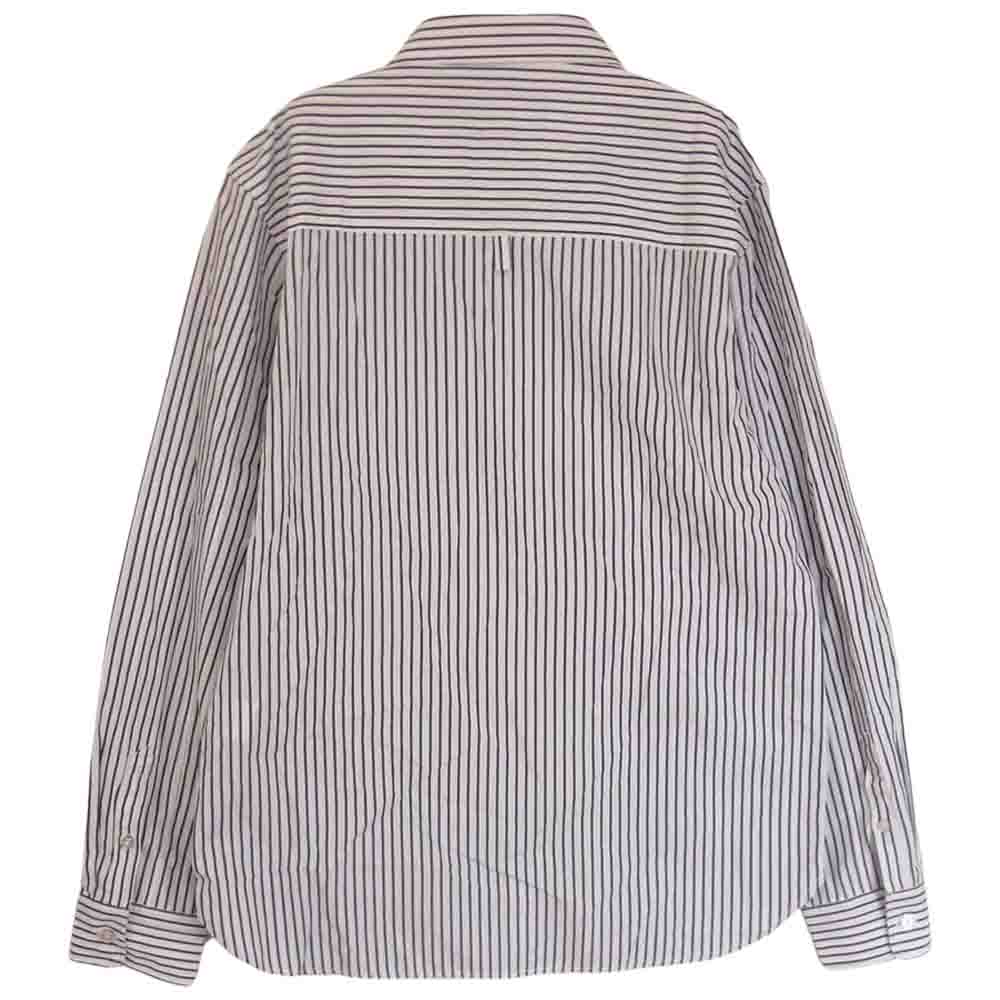 NEIGHBORHOOD ネイバーフッド 15SS  151TSNH-SHM02 NO.1 STRIPE SHIRT.LS ストライプ 長袖 シャツ ブルー系 M【美品】【中古】