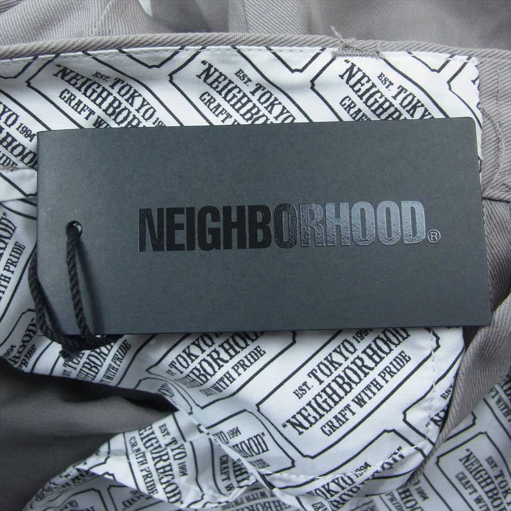 NEIGHBORHOOD ネイバーフッド 19AW  192SPNH-PTM01 WPWIDE/EC-PT ワイドチノ ロング パンツ グレー系 M【中古】