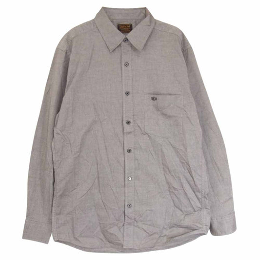 NEIGHBORHOOD ネイバーフッド 13SS 131SPNH-SHM01 CLASSIC OX C-SHIRT.LS クラシック オックスフォード 長袖 シャツ グレー系 L【中古】