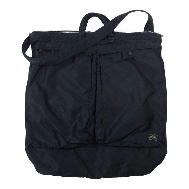 PORTER ポーター 622-78332  TANKER 2WAY HELMET BAG タンカー ヘルメット ショルダー バッグ ブラック系【中古】