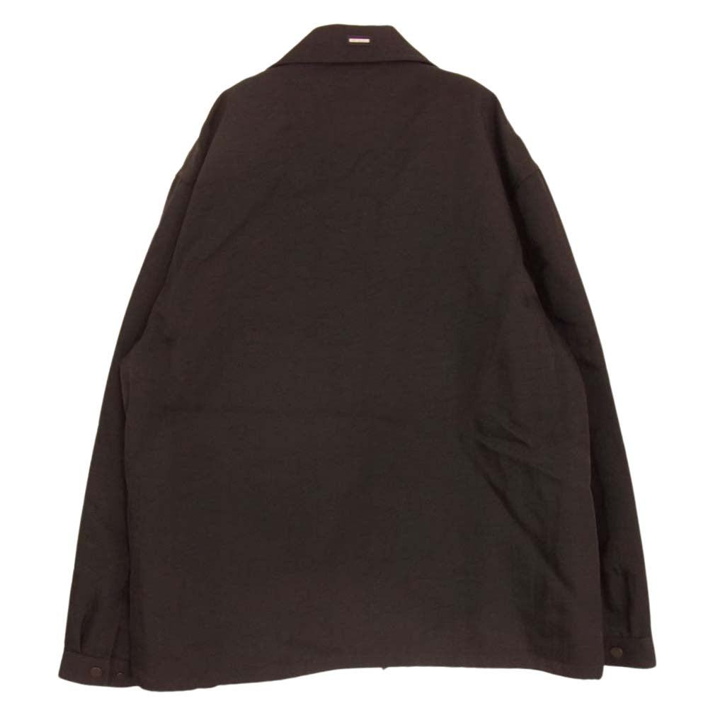 NEIGHBORHOOD ネイバーフッド 21SS 211TSNH-JKM04 SPLIT／N-JKT コーチ ジャケット ブラック系 裏側：ライトブルー系+ホワイト系のストライプ、ブラック系 L【中古】