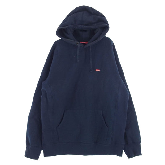 Supreme シュプリーム Small Box Pullover スモールボックス プルオーバー スウェット パーカー ネイビー系 XL【中古】