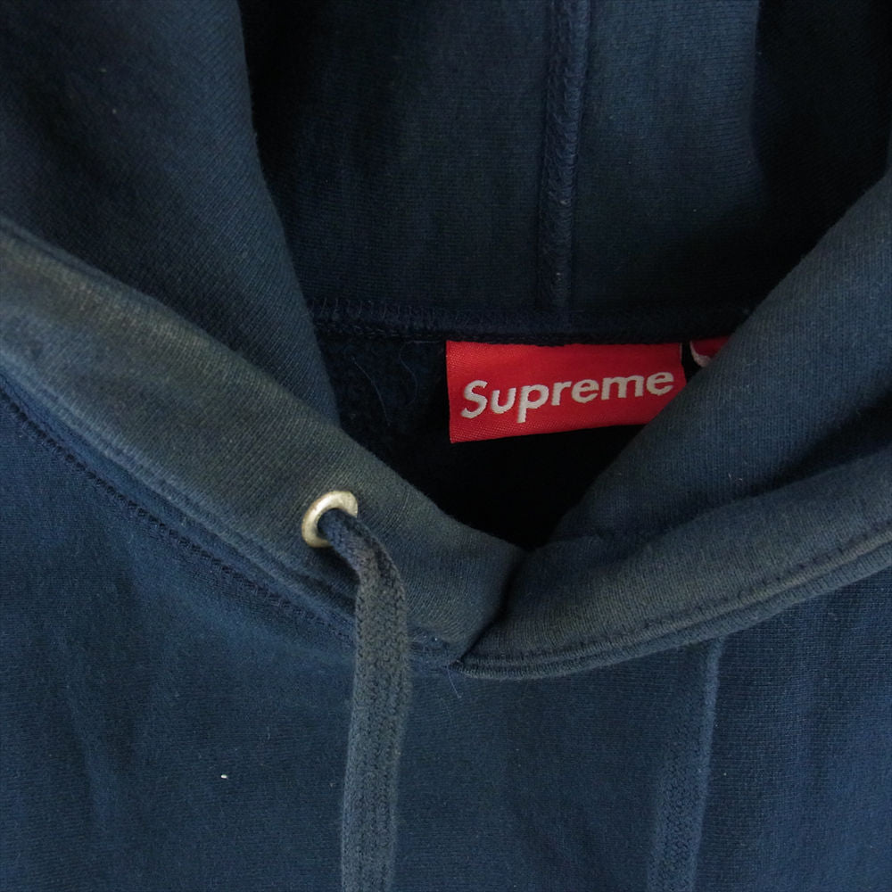 Supreme シュプリーム Small Box Pullover スモールボックス プルオーバー スウェット パーカー ネイビー系 XL【中古】