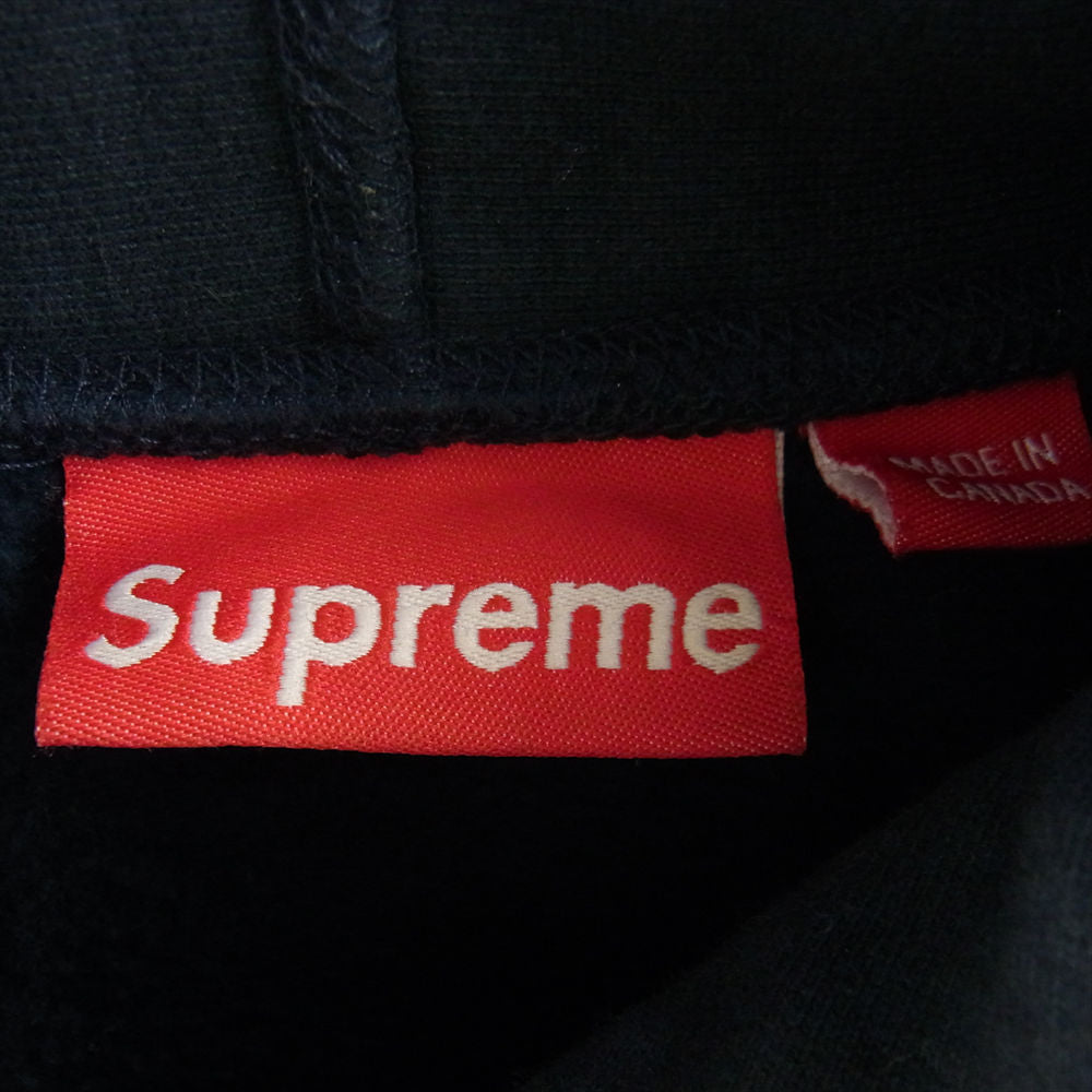 Supreme シュプリーム Small Box Pullover スモールボックス プルオーバー スウェット パーカー ネイビー系 XL【中古】
