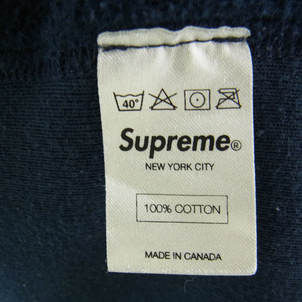 Supreme シュプリーム Small Box Pullover スモールボックス プルオーバー スウェット パーカー ネイビー系 XL【中古】