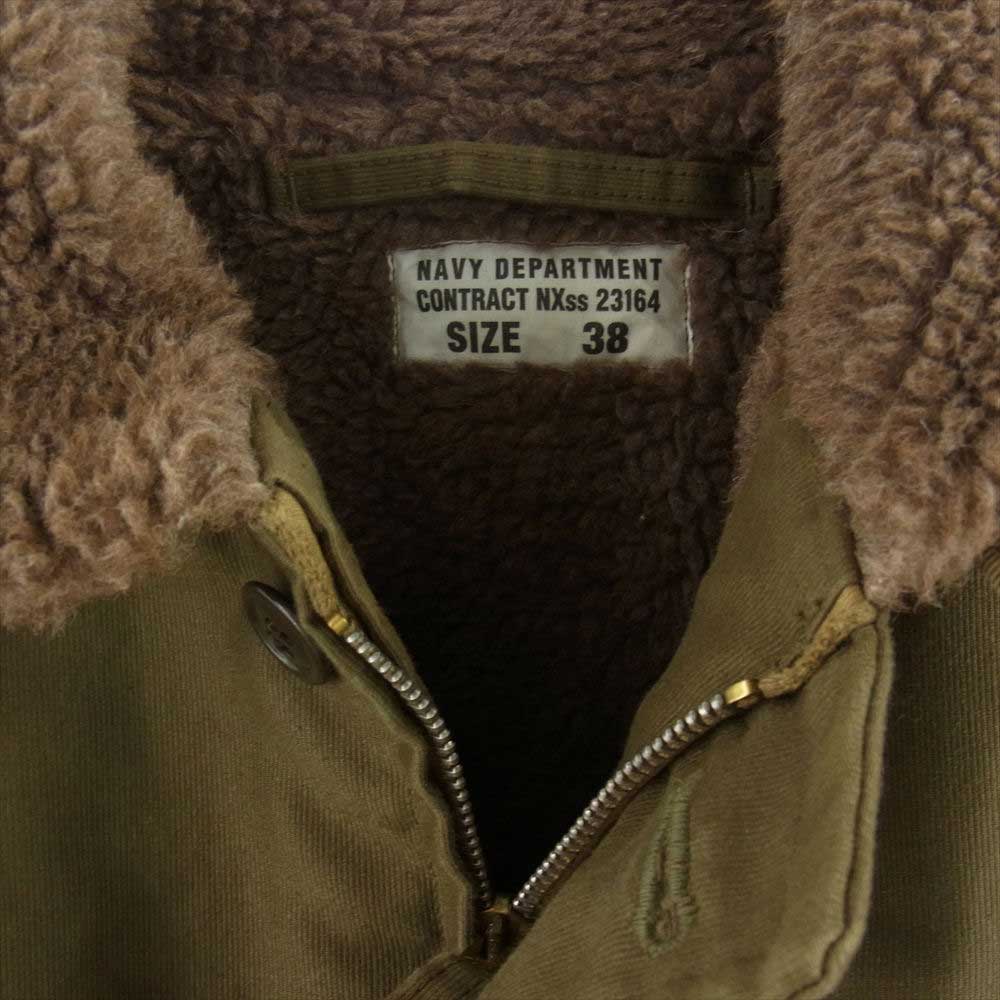 TOY'S McCOY トイズマッコイ TMJ1331 N-1 DECK JACKET デッキ ジャケット カーキ系 ダークブラウン系 38【中古】