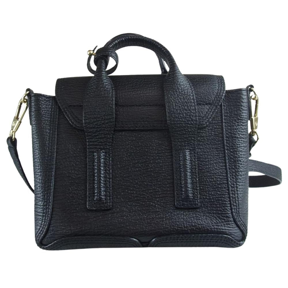 3.1フィリップリム PASHLI MINI SATCHEL ミニ サッチェル ショルダーバック ブラック系【中古】