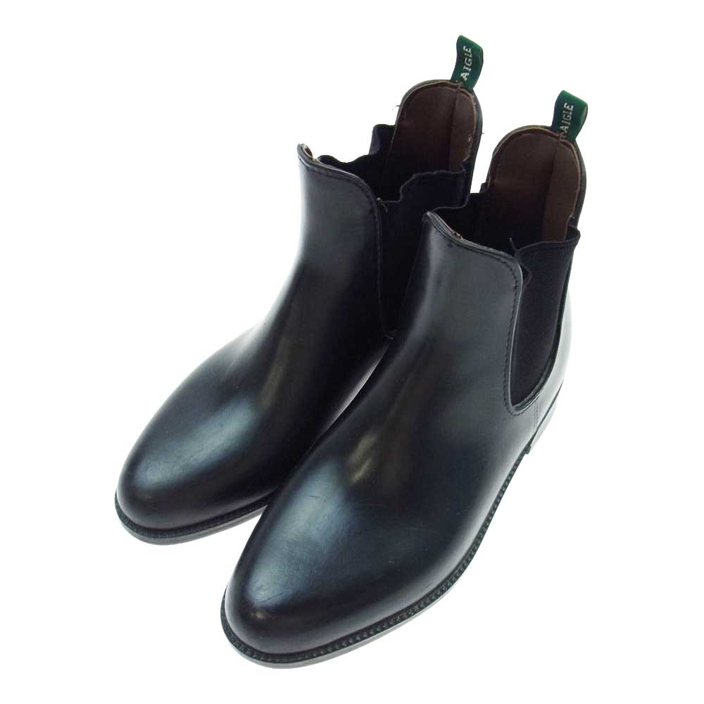 AIGLE エーグル レザー サイドゴア ブーツ 39【中古】