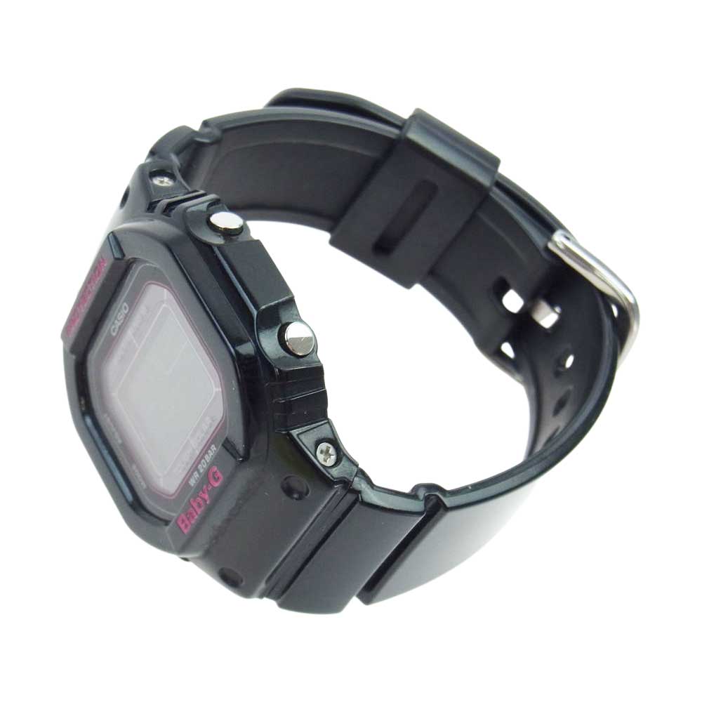 CASIO G-SHOCK カシオ ジーショック BGD-5000 BABY-G ベビージー タフソーラー 樹脂バンド デジタル ウォッチ 腕時計 ブラック系【中古】