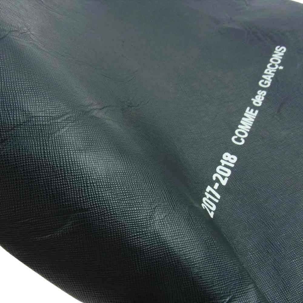 COMME des GARCONS コムデギャルソン GT-K 202 2017-2018 LOGO TOTE BAG ロゴ レザー トートバッグ ブラック系【中古】