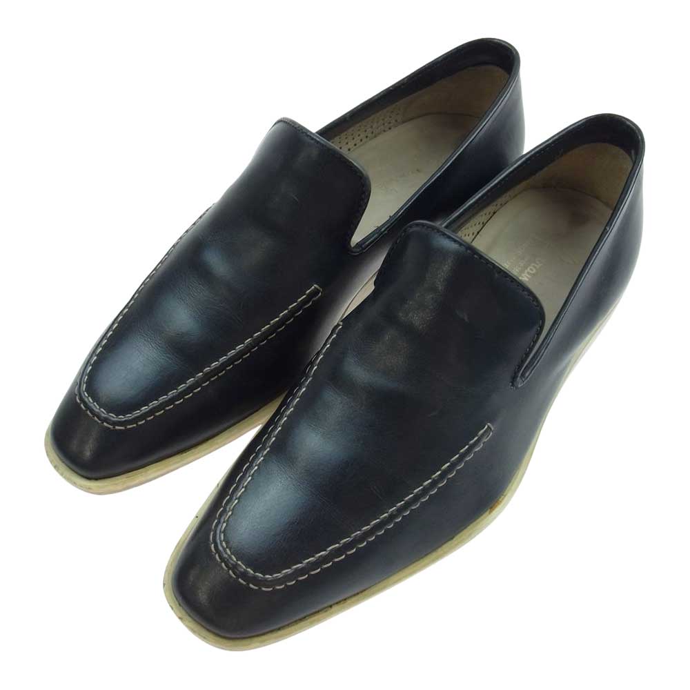 フェランテ CHIC ヴァンプ ローファー シューズ ネイビー系 5.5【中古】
