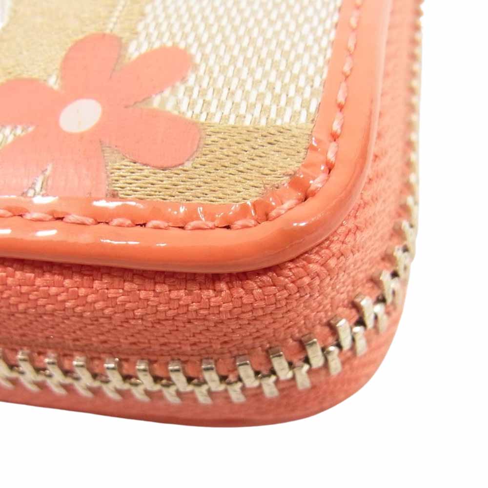 COACH コーチ デイジー シグネチャー ウォレット 財布 ベージュ系【中古】