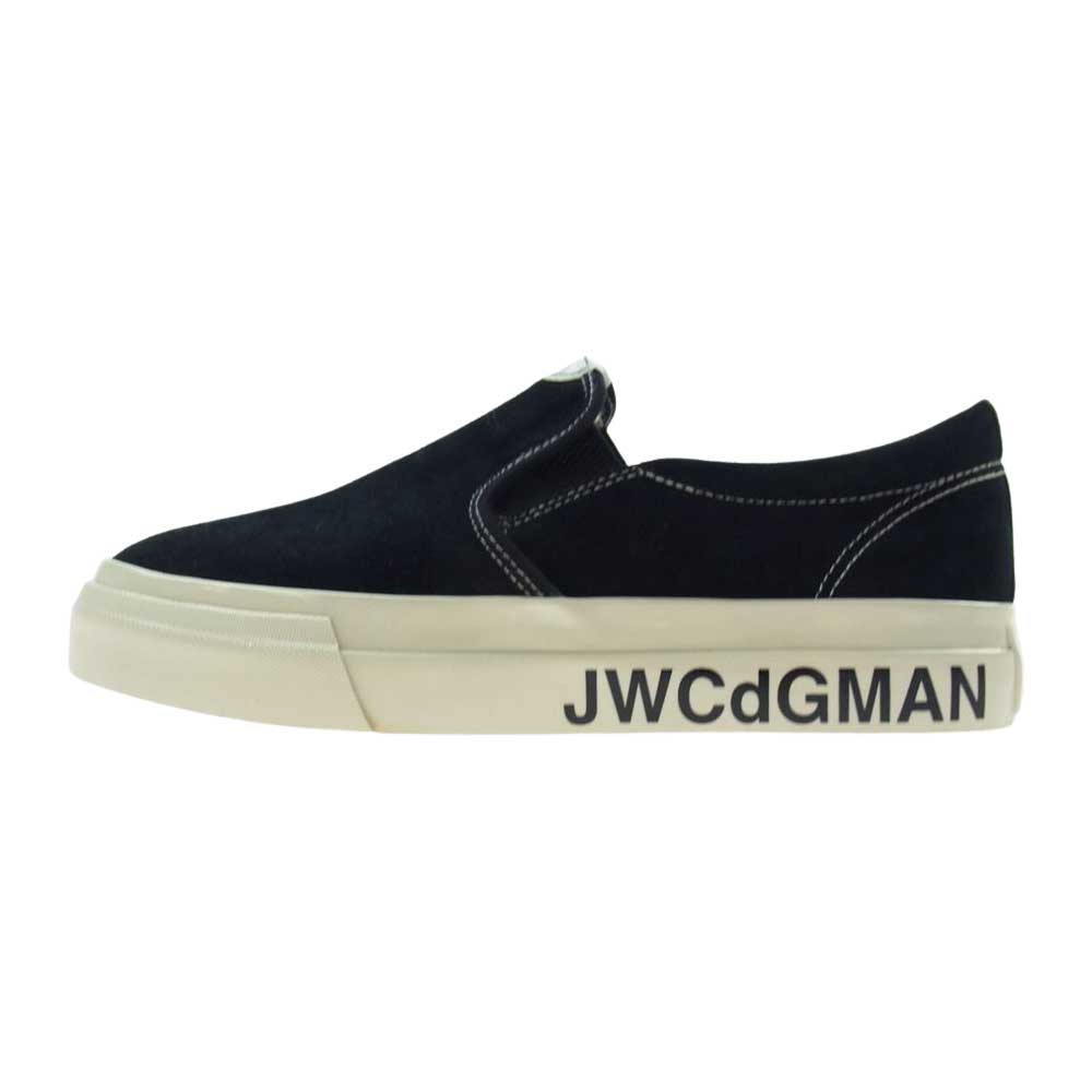 JUNYA WATANABE COMME des GARCONS MAN ジュンヤワタナベコムデギャルソンマン WJ-K106-001 Stepney Workers Club ステファニーワーカーズクラブ Wネーム スウェード スニーカー ブラック系 42 27.0ｃｍ【中古】