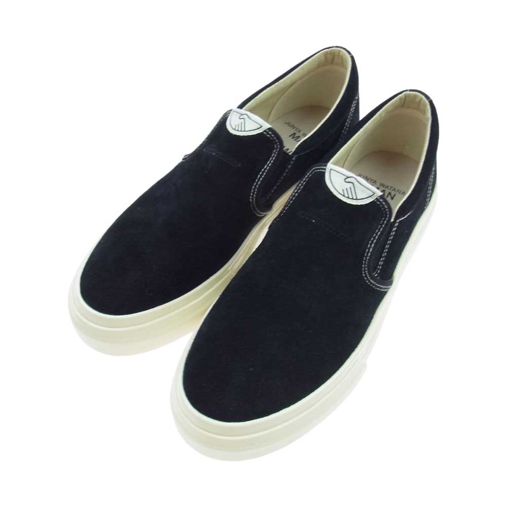 JUNYA WATANABE COMME des GARCONS MAN ジュンヤワタナベコムデギャルソンマン WJ-K106-001 Stepney Workers Club ステファニーワーカーズクラブ Wネーム スウェード スニーカー ブラック系 42 27.0ｃｍ【中古】