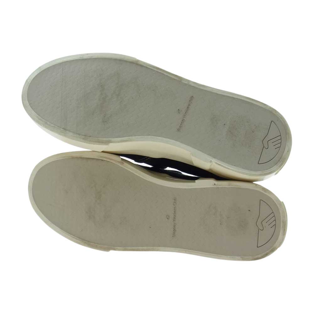 JUNYA WATANABE COMME des GARCONS MAN ジュンヤワタナベコムデギャルソンマン WJ-K106-001 Stepney Workers Club ステファニーワーカーズクラブ Wネーム スウェード スニーカー ブラック系 42 27.0ｃｍ【中古】