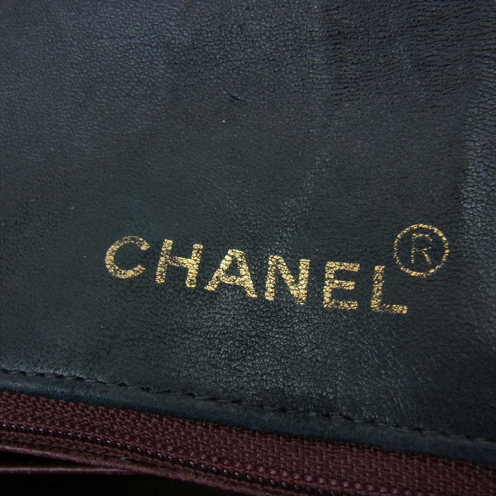 CHANEL シャネル ダイアナ22 マトラッセ ゴールド金具 シングルチェーン ショルダーバッグ ブラック系【中古】
