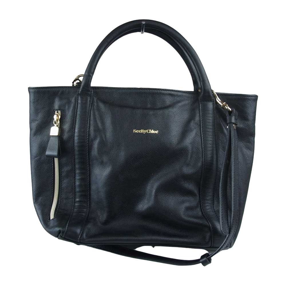 SEE BY CHLOE シーバイクロエ 2WAY ショルダー バッグ ブラック系【中古】