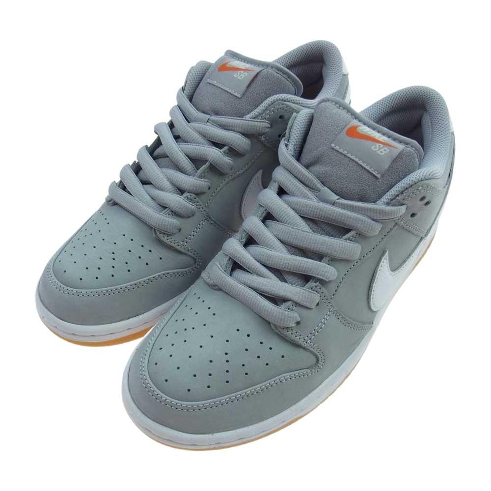 NIKE ナイキ DV5464-001 SB Dunk Low PRO ISO Orange Label ダンク ロー プロ オレンジレーベル ローカット スニーカー グレー系 28cm【新古品】【未使用】【中古】