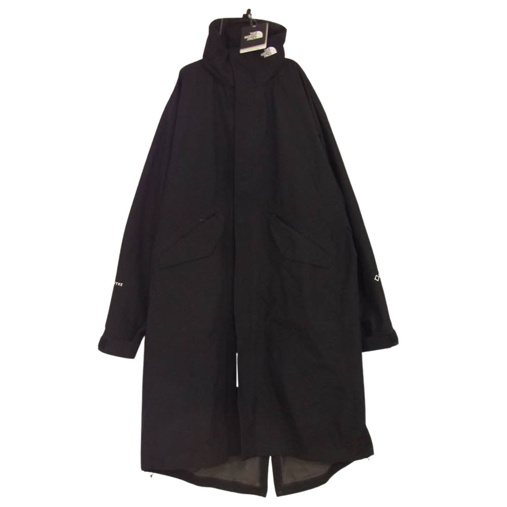 THE NORTH FACE ノースフェイス NP192HY × HYKE ハイク Military Coat ミリタリー コート ブラック系 M【中古】