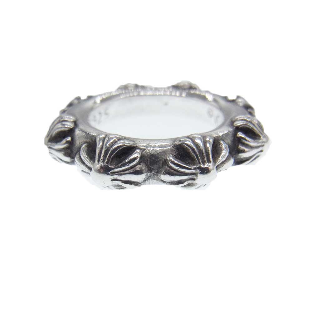 CHROME HEARTS クロムハーツ（原本有） CROSS BAND クロスバンド リング シルバー系 12号【中古】