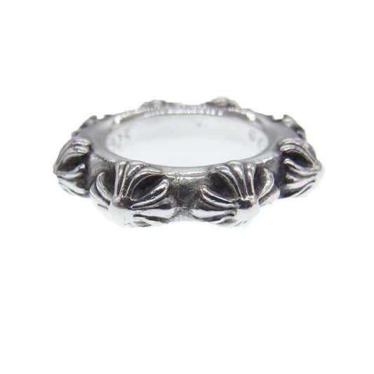 CHROME HEARTS クロムハーツ（原本有） CROSS BAND クロスバンド リング シルバー系 12号【中古】